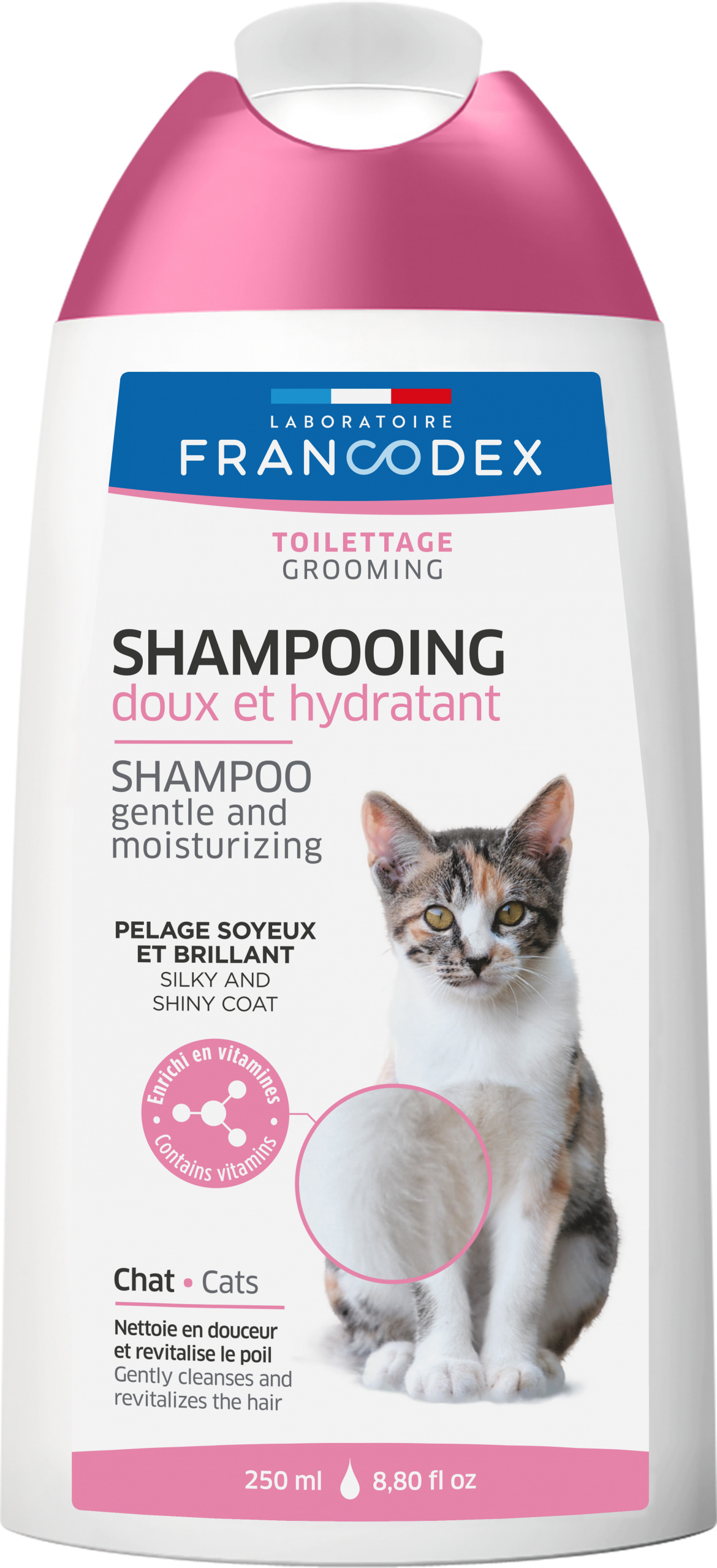 FRANCODEX Szampon łagodny zwiększający objętość, dla kotów 250ml