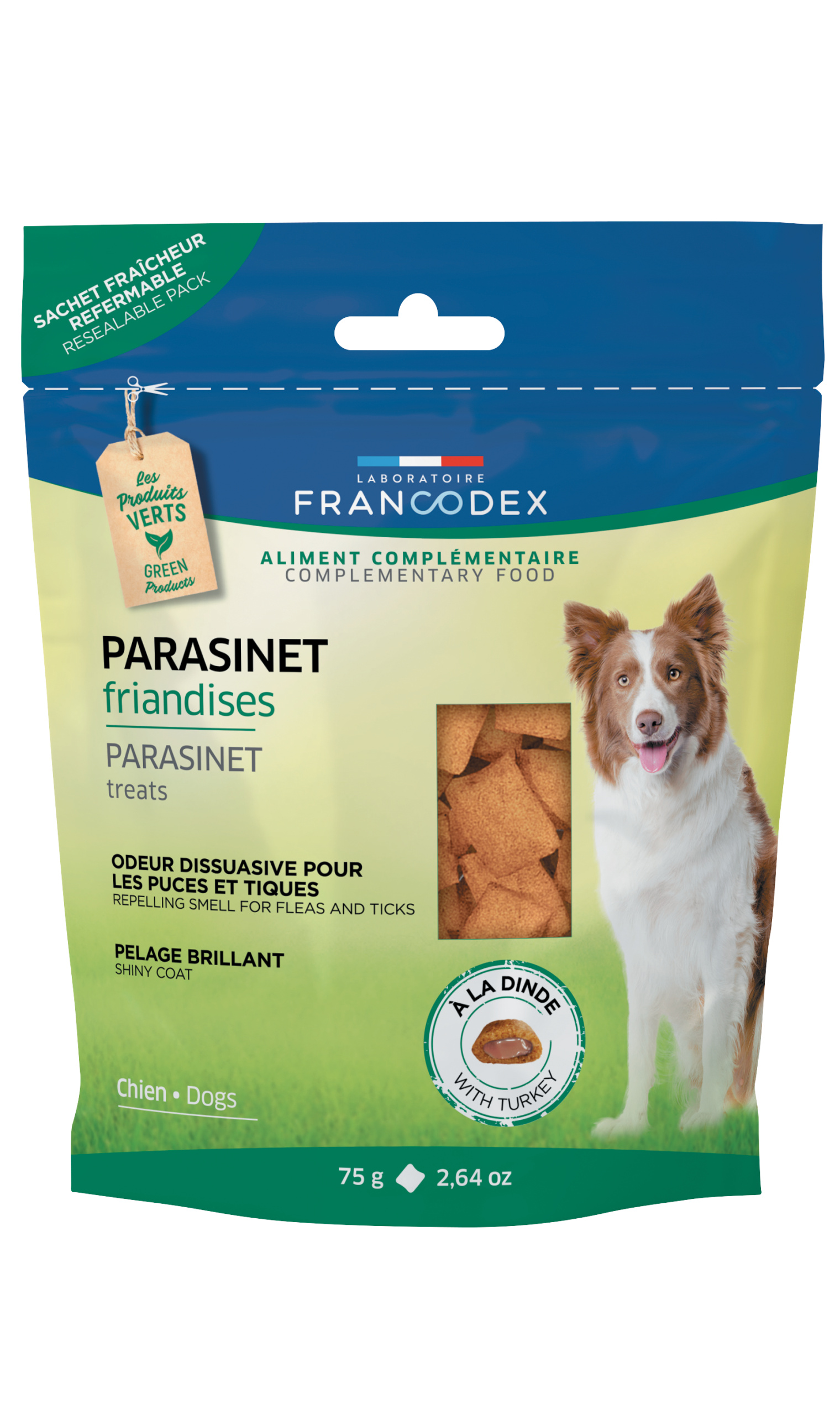 FRANCODEX Przysmak dla psów przeciw pasożytom 75g