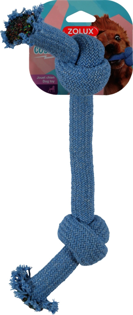 ZOLUX Zabawka sznurowa COSMIC 2 węzły 40 cm