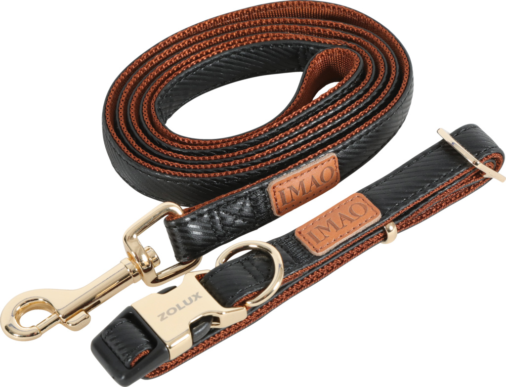 ZOLUX Smycz IMAO MAYFAIR 15 mm/1,2 m czarna