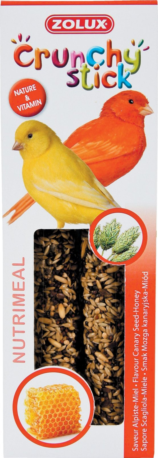 ZOLUX Crunchy kanarek mozga kanaryjska/miód 85 g
