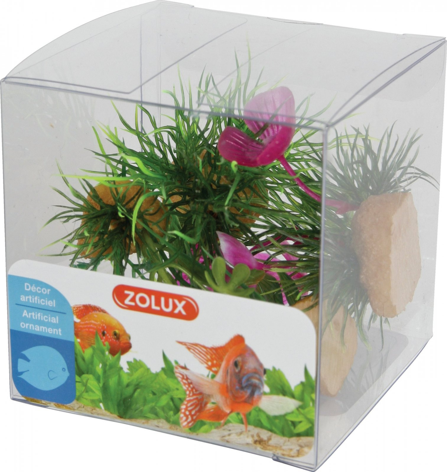 ZOLUX Dekoracje roślinne mix x 4 szt. zestaw 1