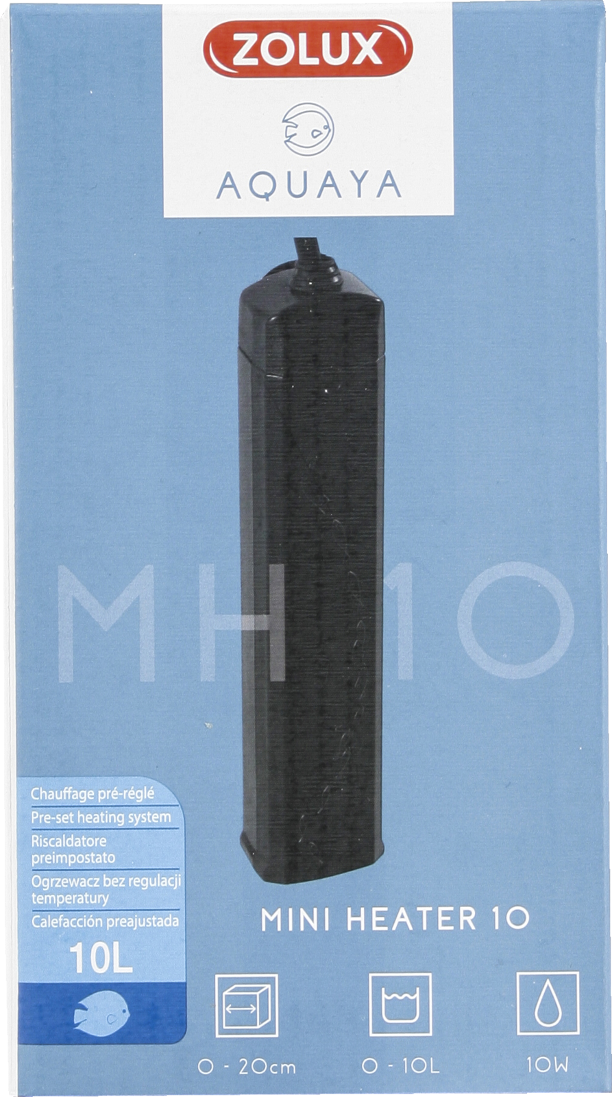 ZOLUX AQUAYA Mini Heater - grzałka do akw.0-10l czarny