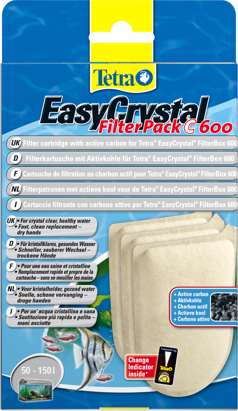 Tetra EasyCrystal Filter Pack C600-wkład węglowy