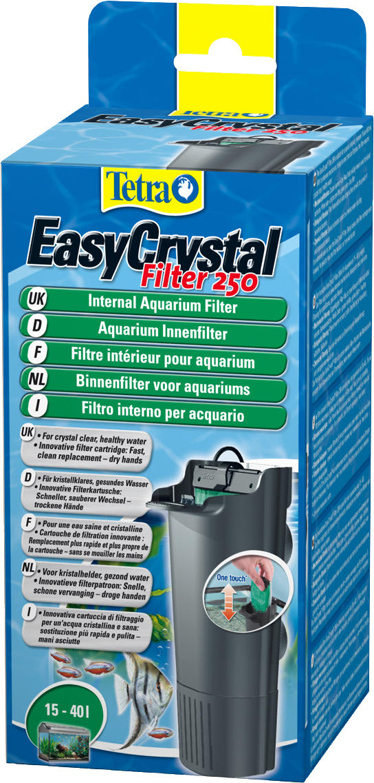 Tetra EasyCrystal Filter 250 EC 250-Filtr wewntrzny do akw.15-40l