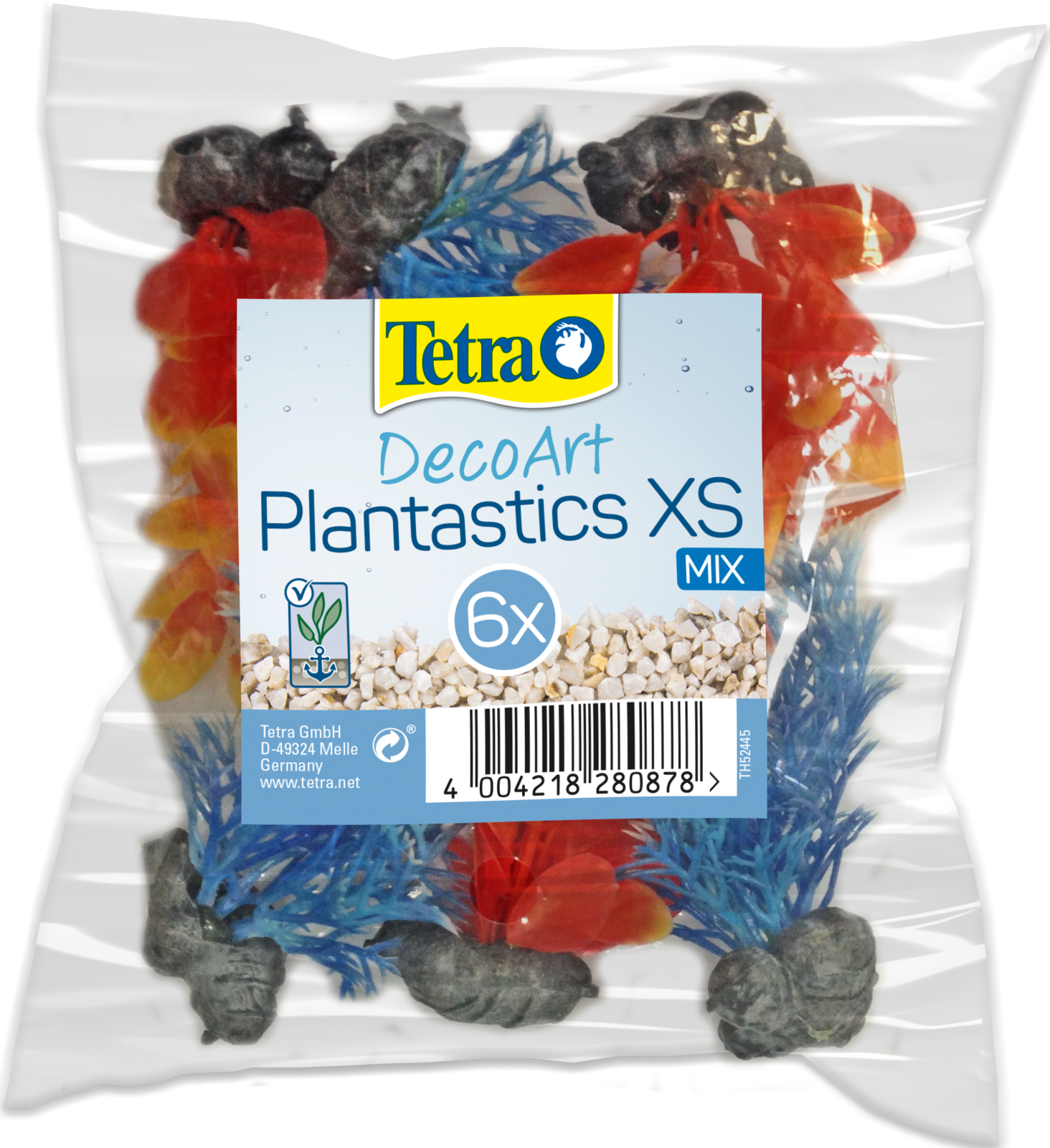 Tetra DecoArt Plantastics XS Mix 6 szt. Roślinki