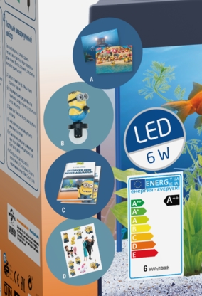 Tetra Aquarium StarterLine Goldfish MINIONS 30L Zestaw
