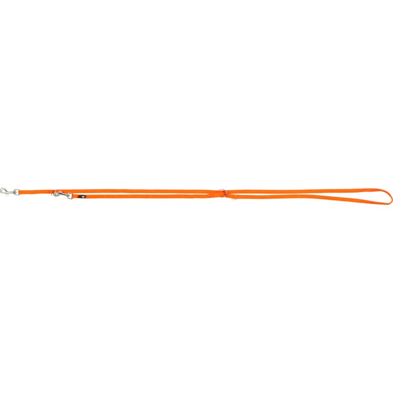 Premium smycz regulowana dwuwarstwowa 2m/10mm papaya